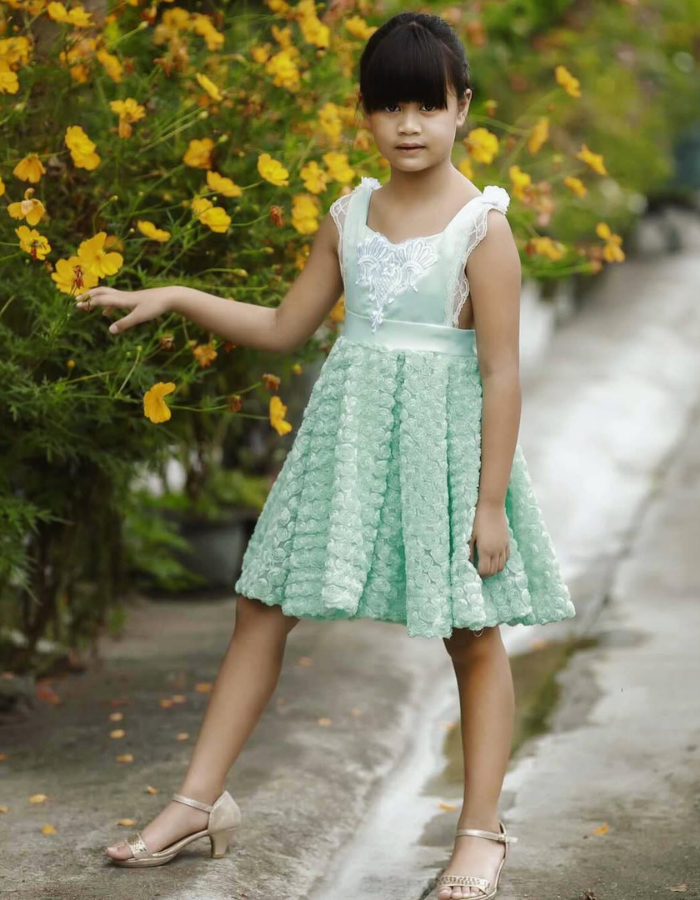 Dollrose Pinafore Kids Dress