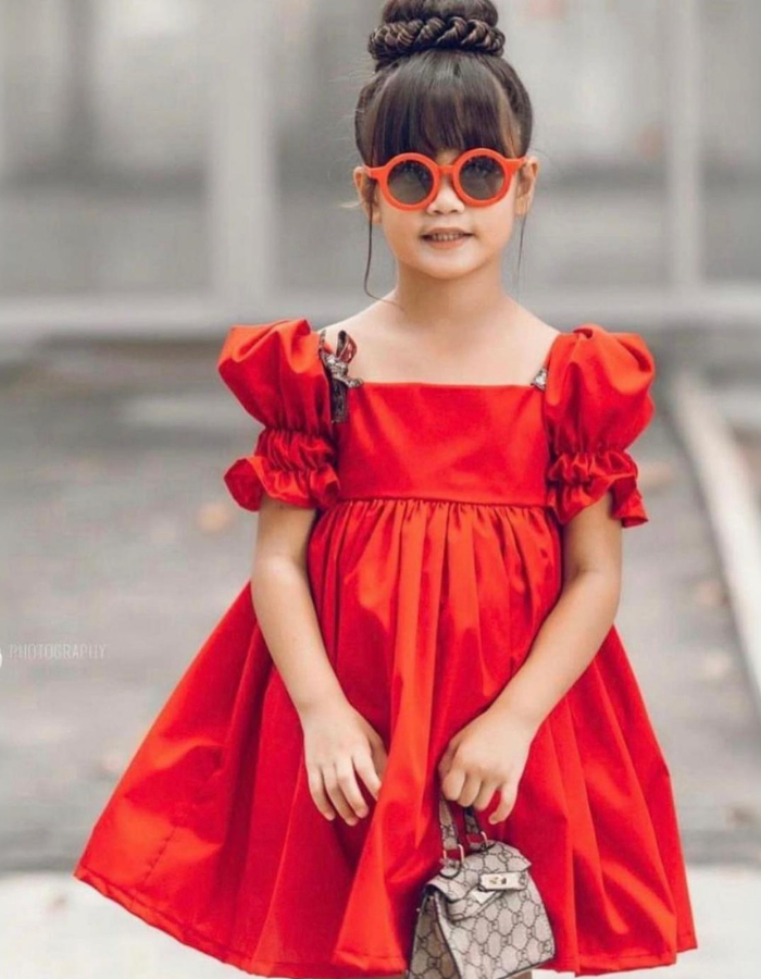 Hyacinth Vintage Kids & Women's Dress