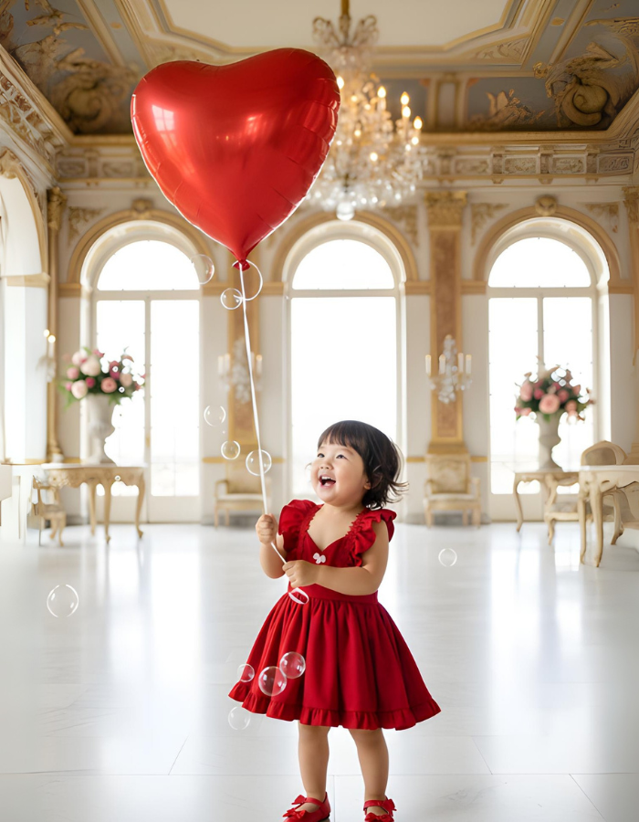 Clementine Ruffle Holiday Kids Dress