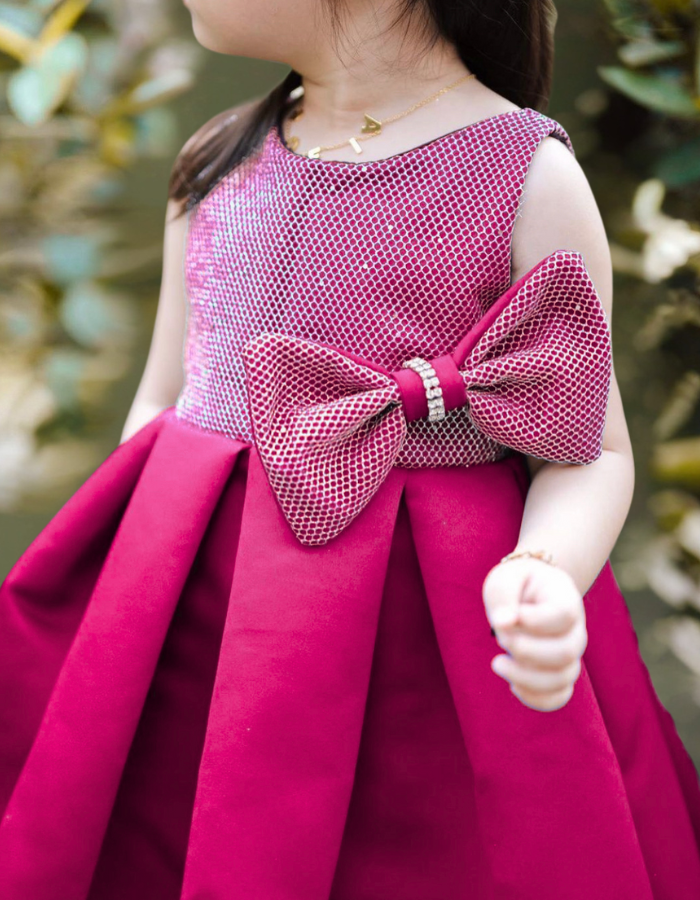 Junice Bow Kids Dress Gown MysonLight