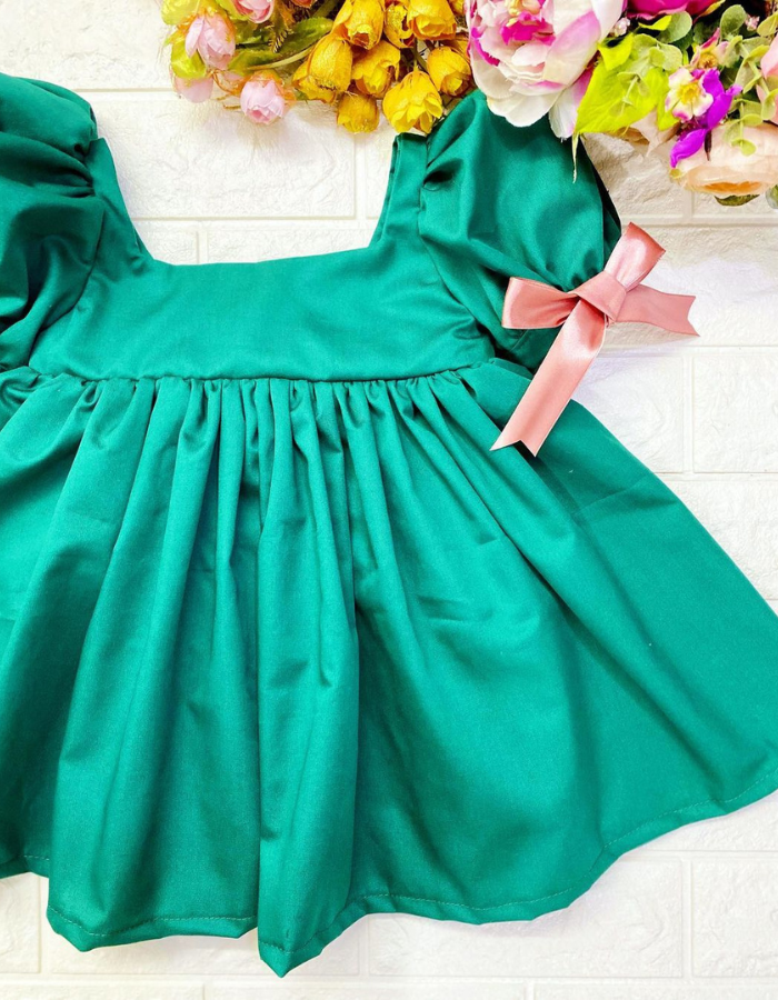 Yellow Rose babydoll Vintage Dress for Kids & Ladies Women Twinning MysonLight