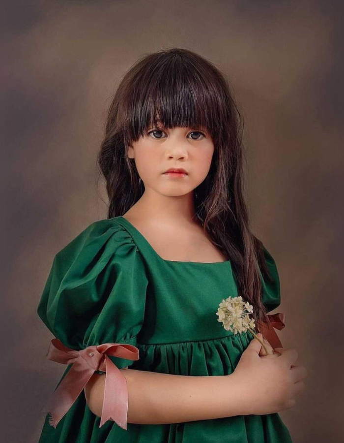 Yellow Rose babydoll Vintage Dress for Kids & Ladies Women Twinning MysonLight