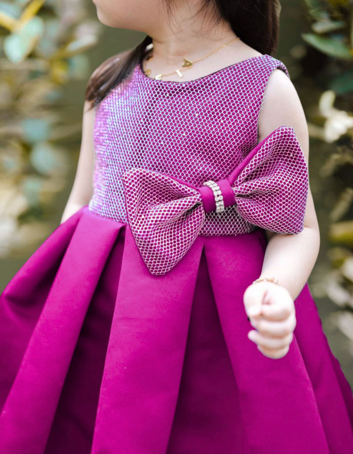 Junice Bow Kids Dress Gown MysonLight