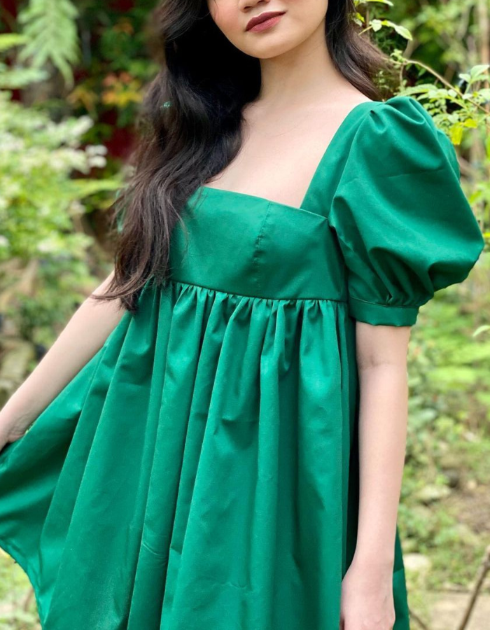 Yellow Rose babydoll Vintage Dress for Kids & Ladies Women Twinning MysonLight