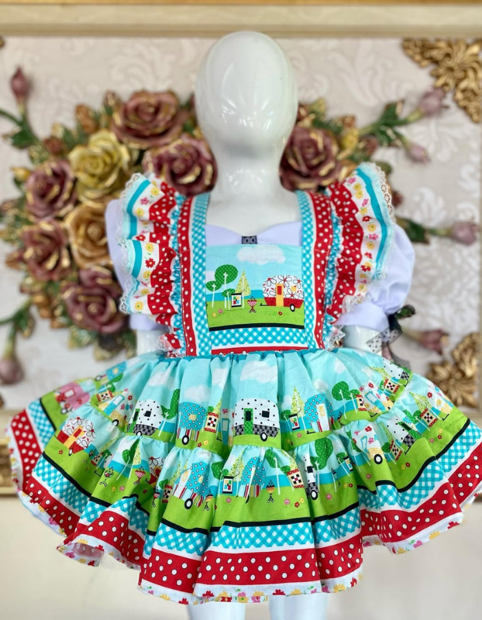 Bleau Pinafore Kids Dress