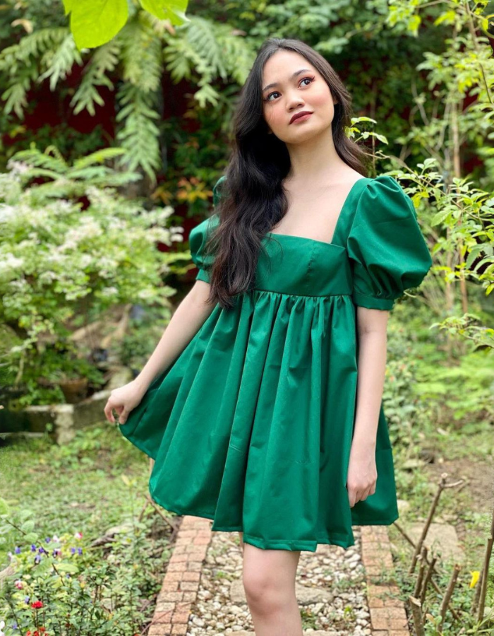 Yellow Rose babydoll Vintage Dress for Kids & Ladies Women Twinning MysonLight