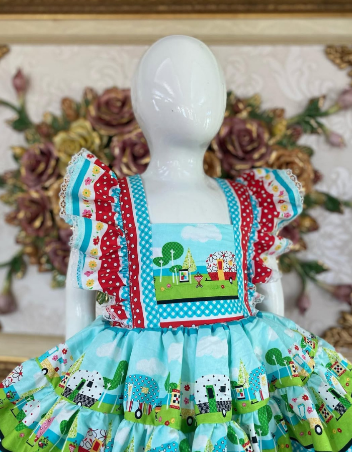 Bleau Pinafore Kids Dress