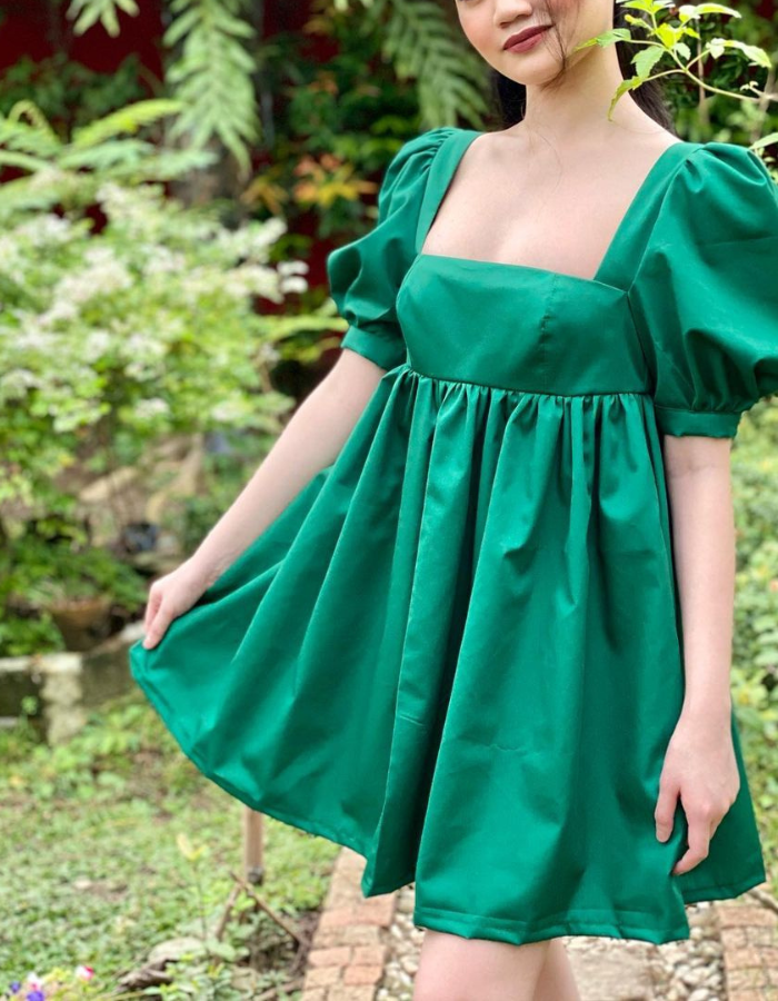 Yellow Rose babydoll Vintage Dress for Kids & Ladies Women Twinning MysonLight