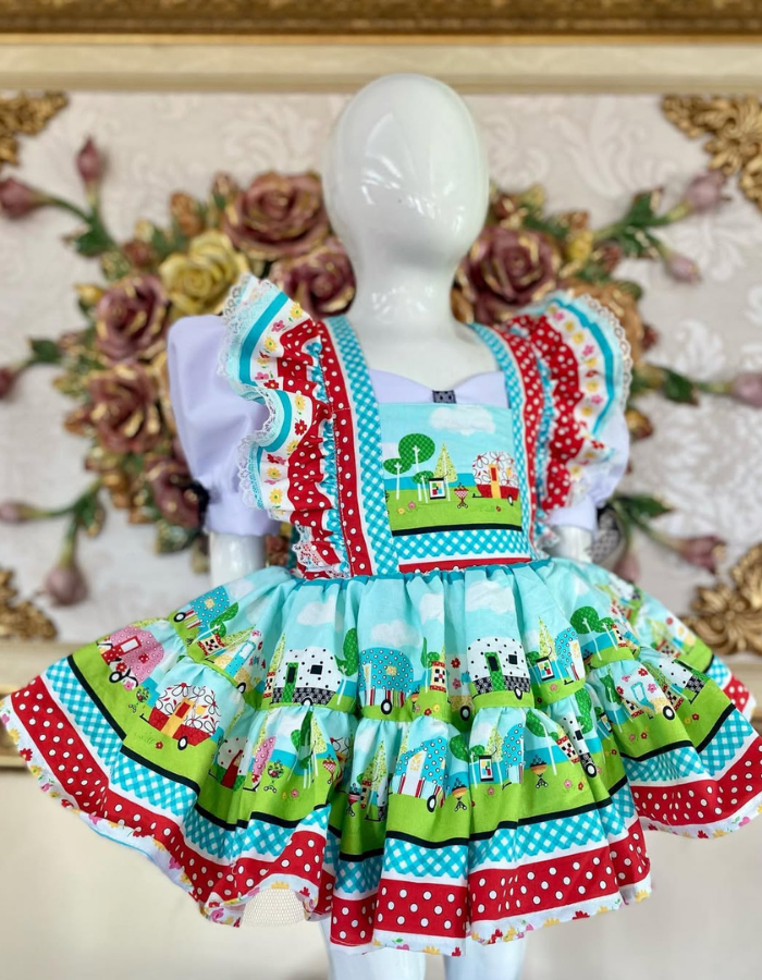 Bleau Pinafore Kids Dress