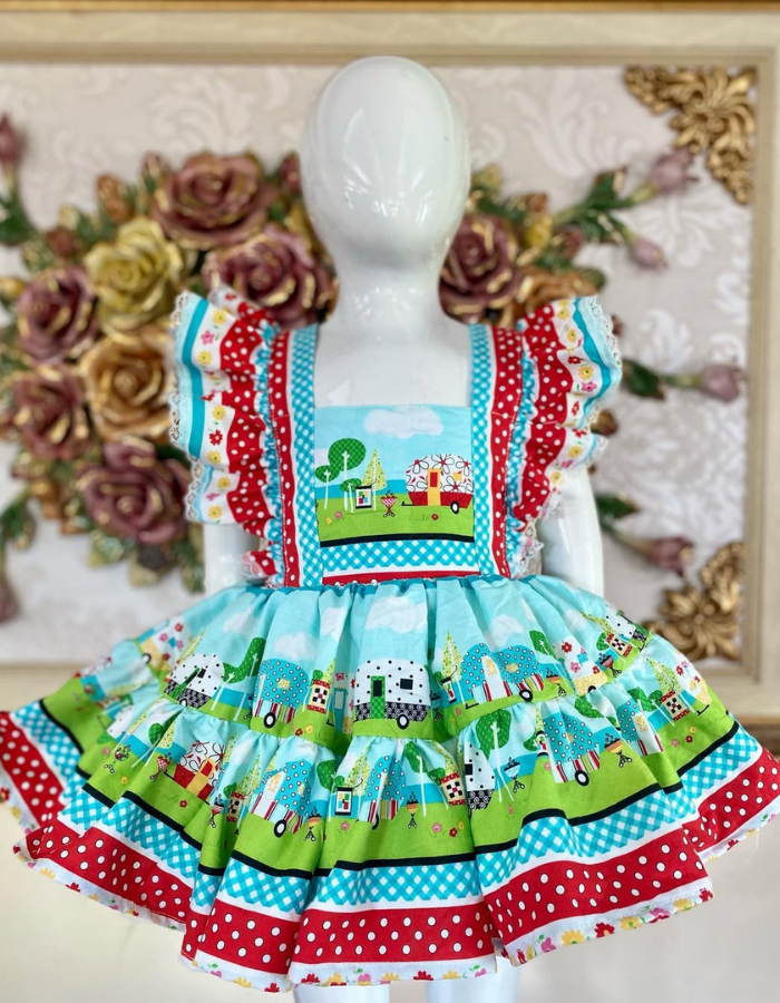Bleau Pinafore Kids Dress