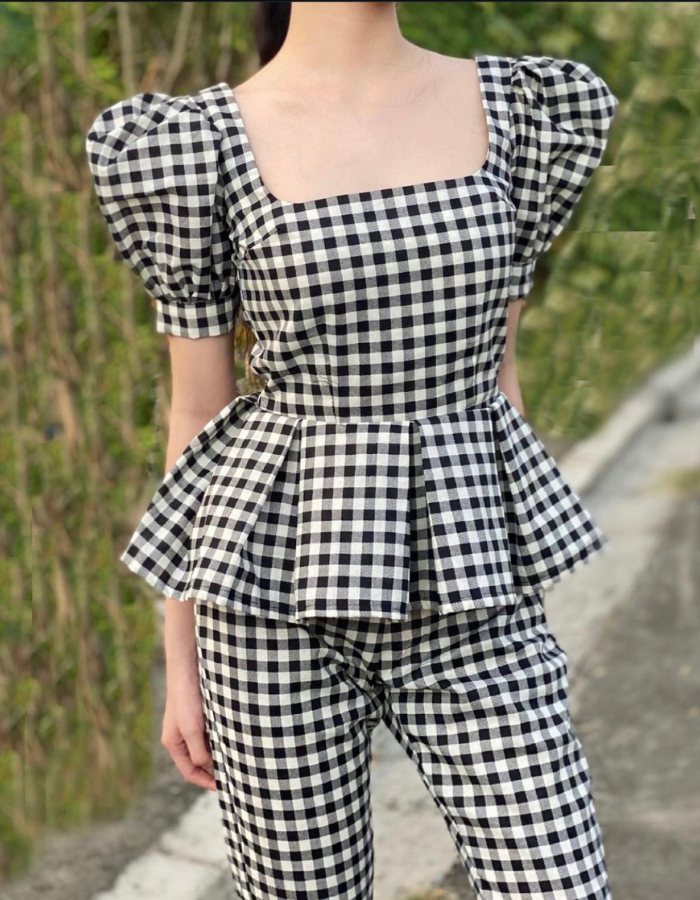 January Twinning for Women and Kids Set of Babydoll Top & Pants Co-ords by MysonLight