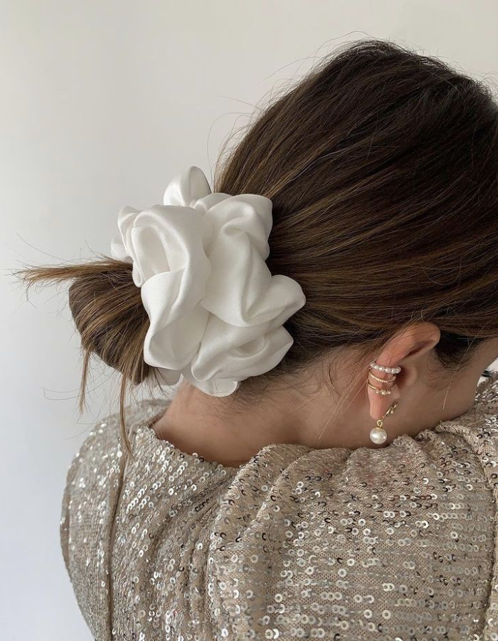 Hair Scruchie Hair Tie Plain