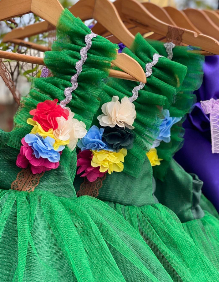 Lula Tulle Kids Dress in Bright Colors MysonLight