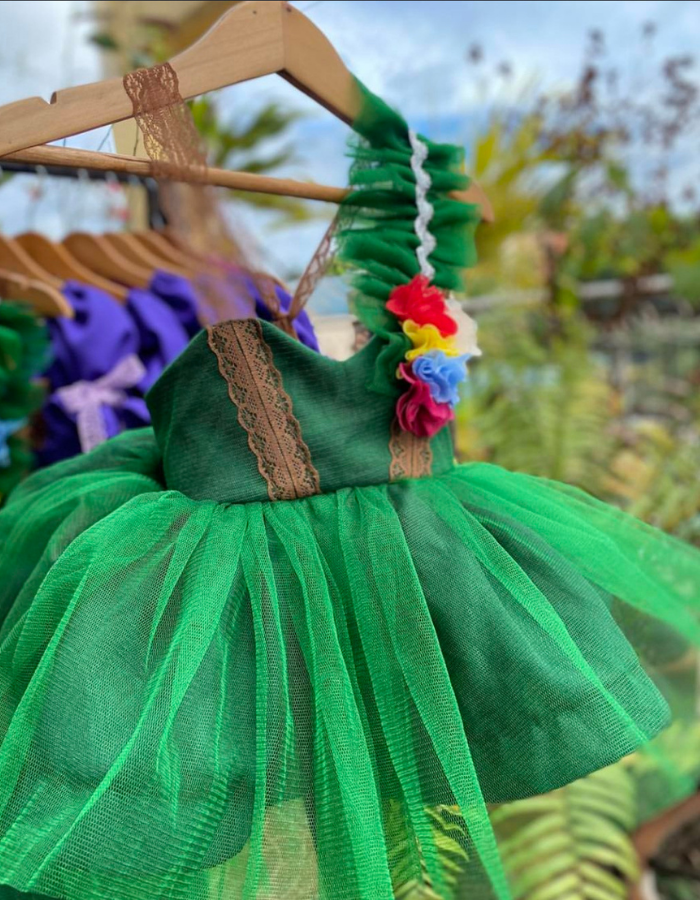 Lula Tulle Kids Dress in Bright Colors MysonLight