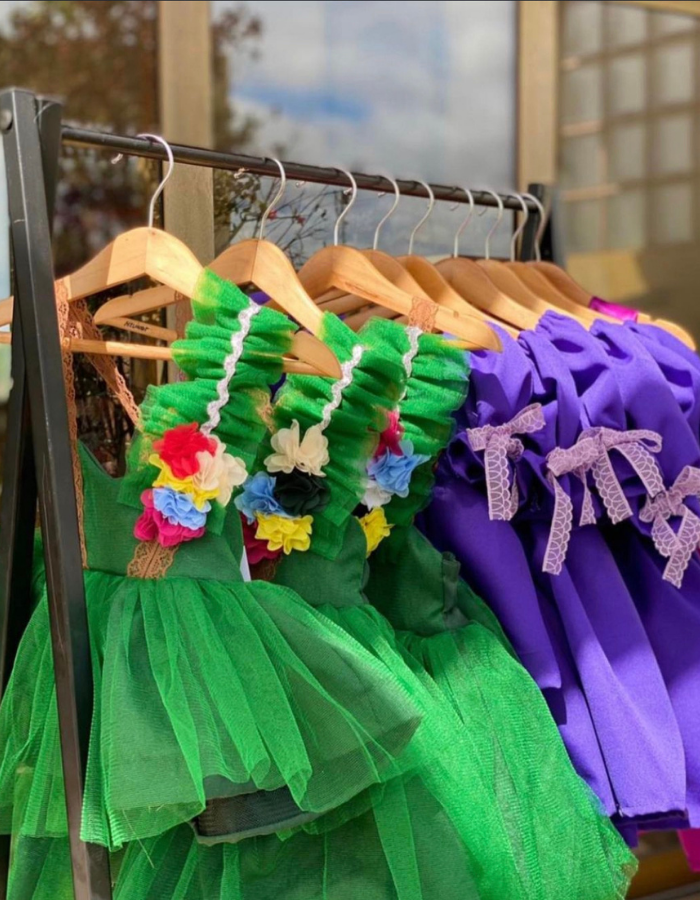 Lula Tulle Kids Dress in Bright Colors MysonLight