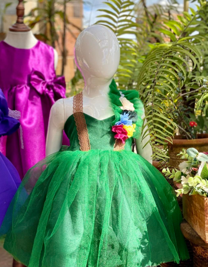 Lula Tulle Kids Dress in Bright Colors MysonLight
