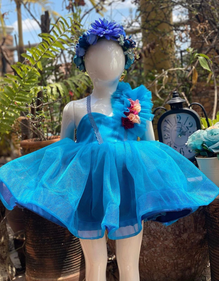 Lula Tulle Kids Dress in Bright Colors MysonLight