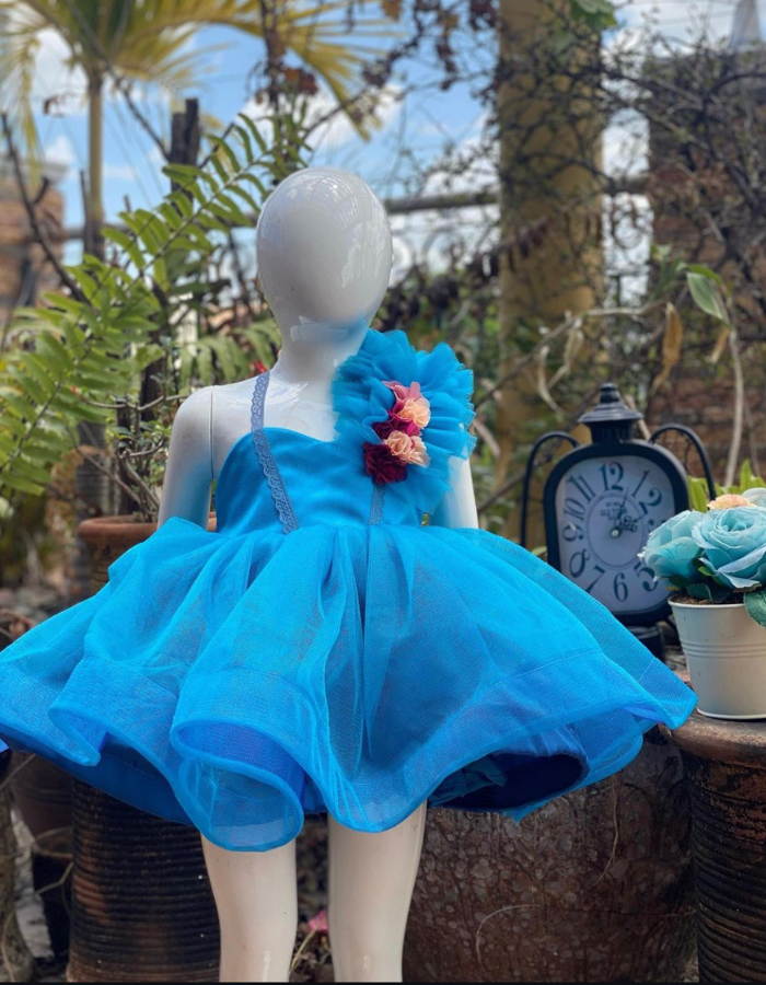 Lula Tulle Kids Dress in Bright Colors MysonLight