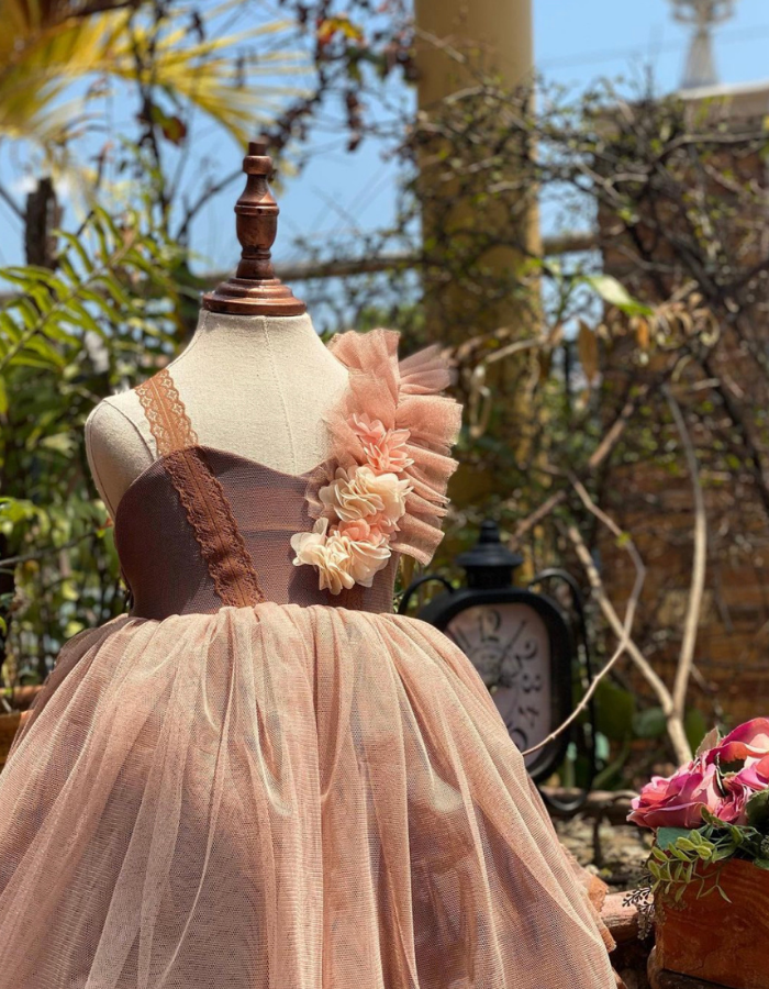 Lula Tulle Kids Dress in Bright Colors MysonLight