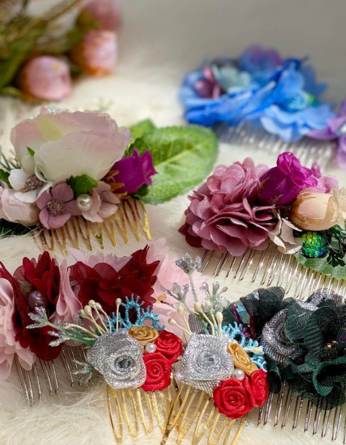 Head Floral Hair Combs for Special Occasions