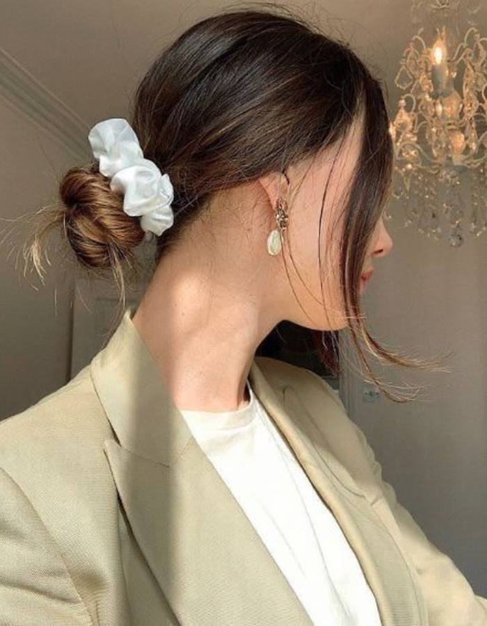Hair Scruchie Hair Tie Plain