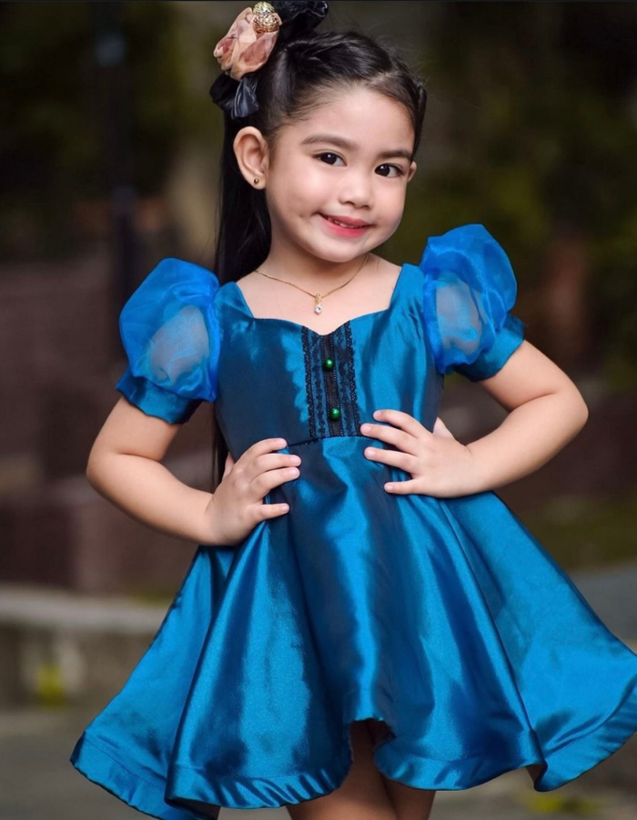 Eury Circle Skirt Kids Dress MysonLight