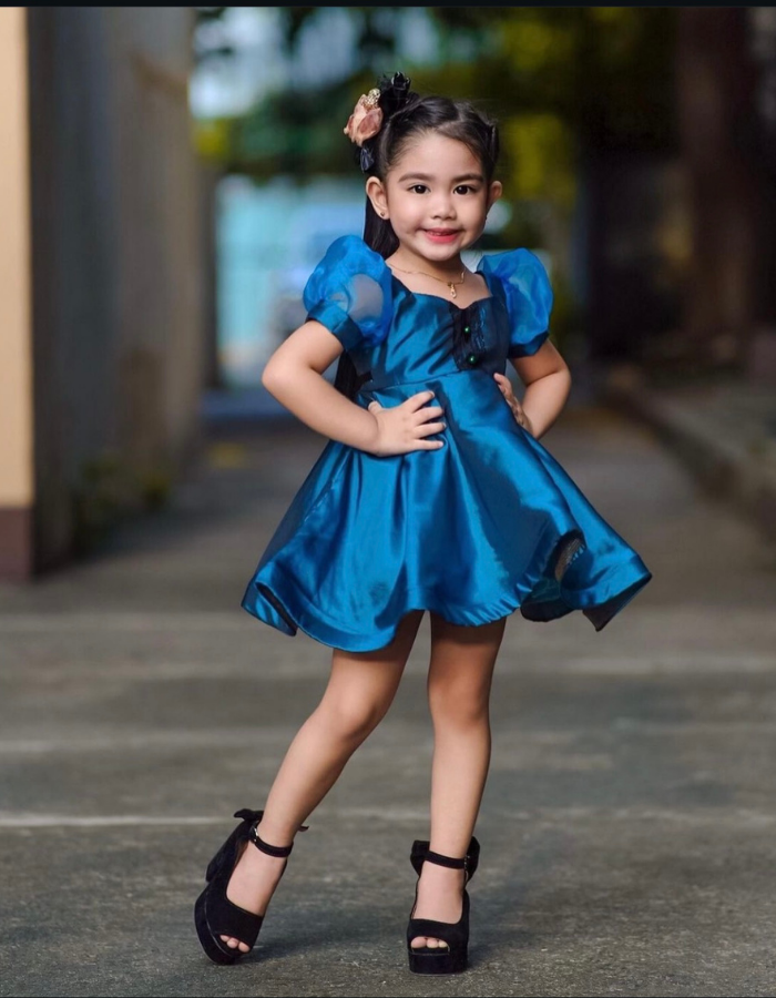 Eury Circle Skirt Kids Dress MysonLight