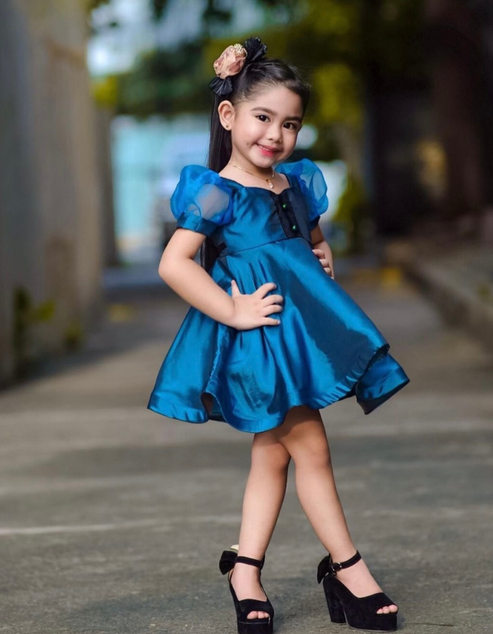 Eury Circle Skirt Kids Dress MysonLight
