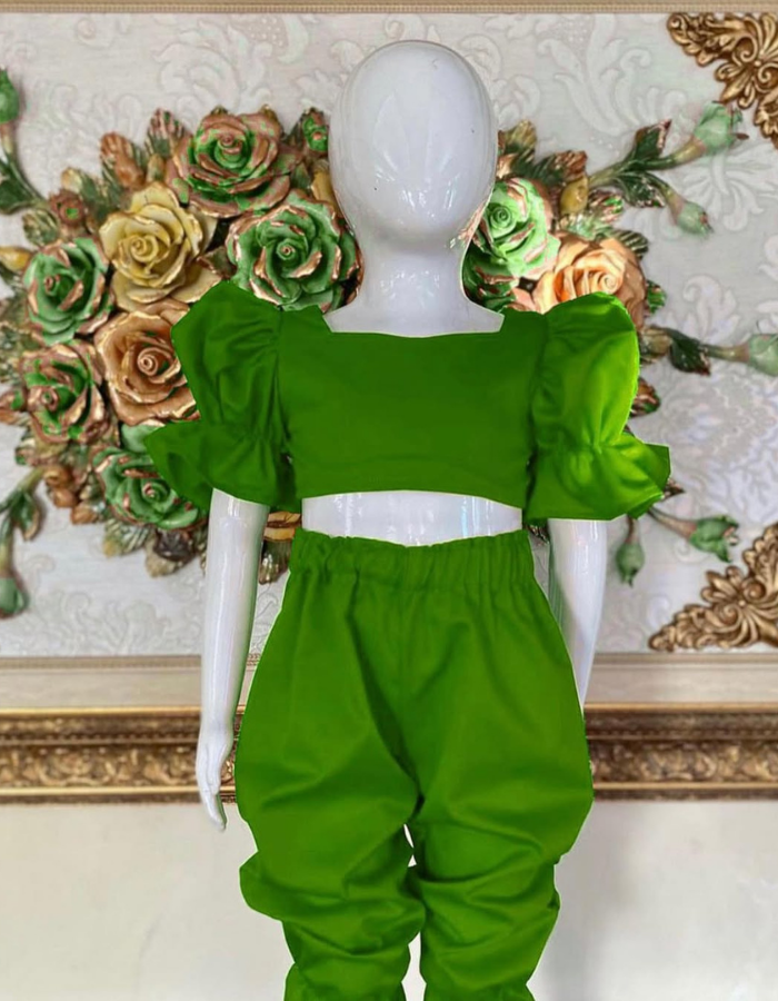 September Co-ords set for Kids Bubble Sleeve and pants MysonLight
