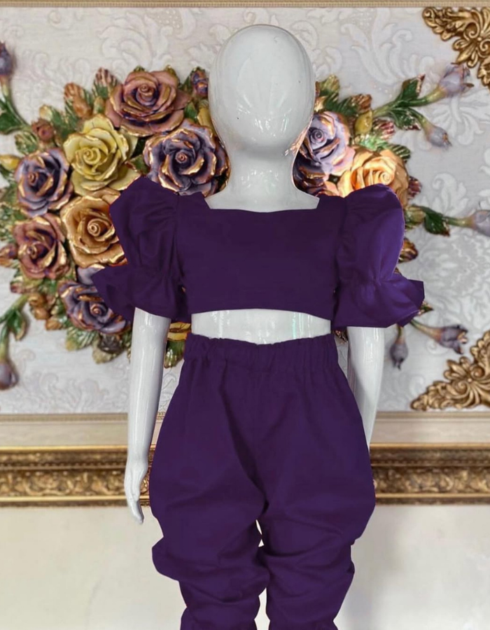September Co-ords set for Kids Bubble Sleeve and pants MysonLight