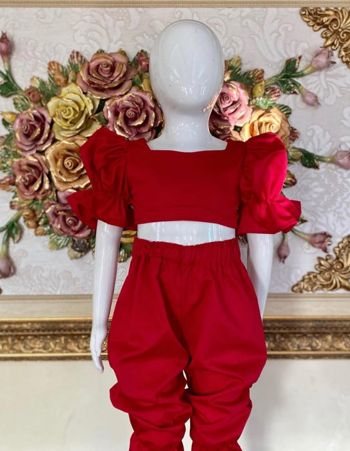 September Co-ords set for Kids Bubble Sleeve and pants MysonLight