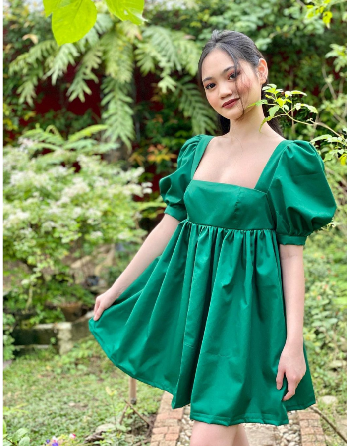 Yellow Rose babydoll Vintage Dress for Kids & Ladies Women Twinning MysonLight