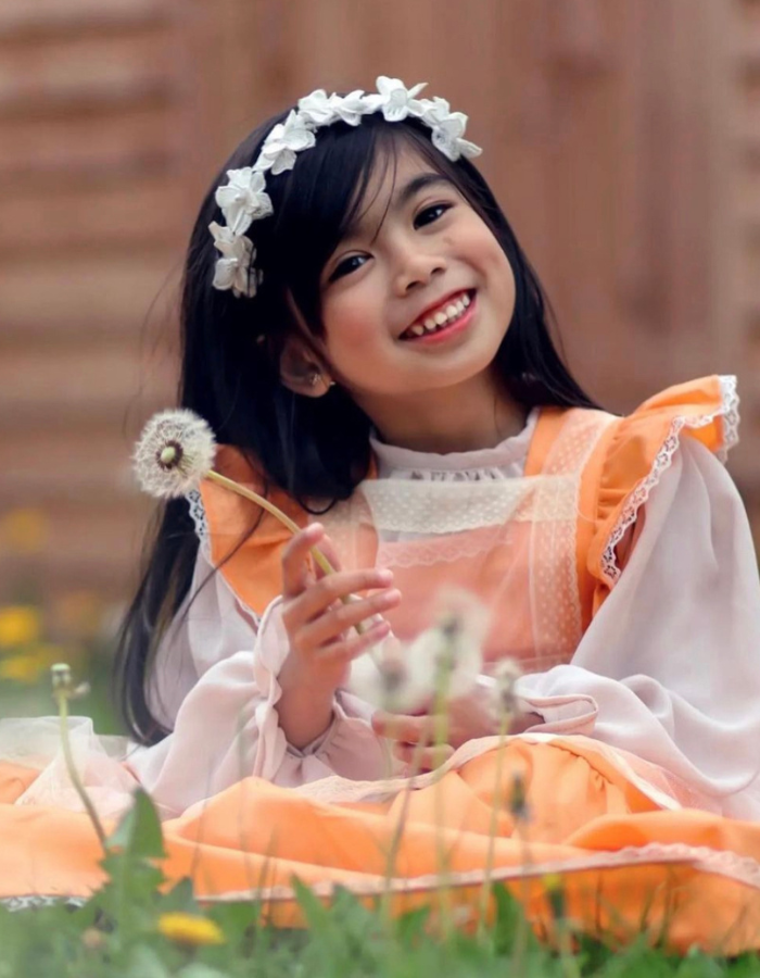 Honeymaren Maxi Pinafore Kids Tierred Dress