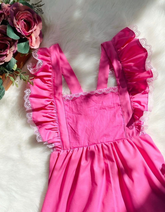 Honeymaren Maxi Pinafore Kids Tierred Dress