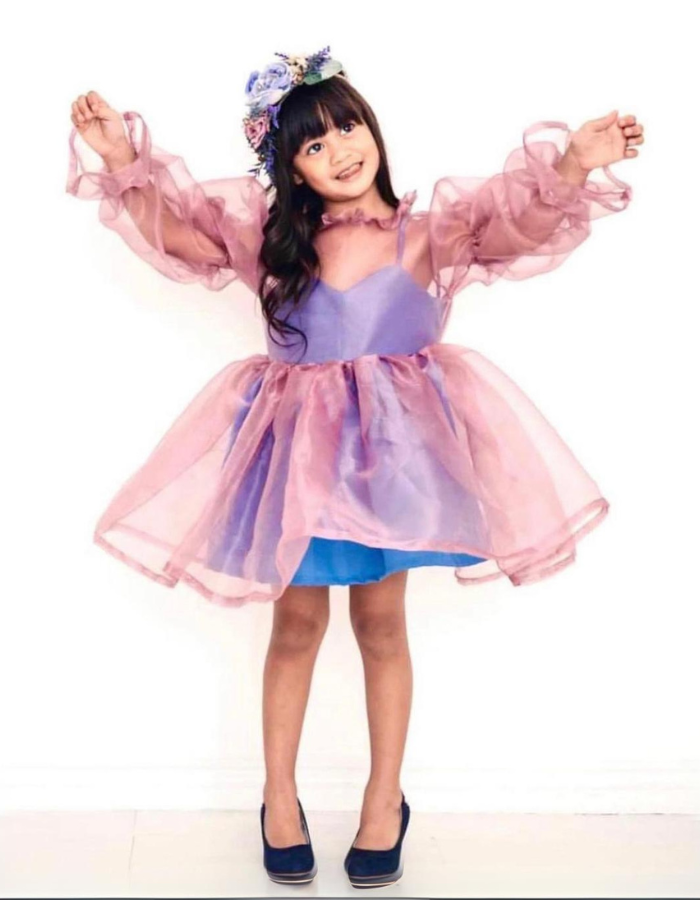 Winterdoll Vintage Kids & Women's Gown Dress MysonLight Twinning