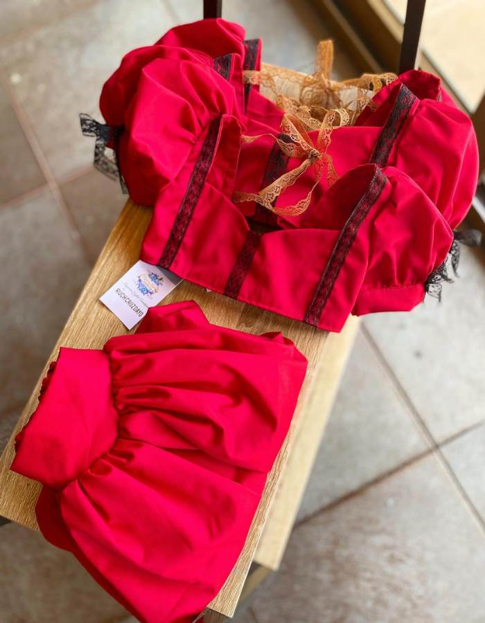 November Kids Dress with Baby Doll Sleeves Top and Skirt MysonLight