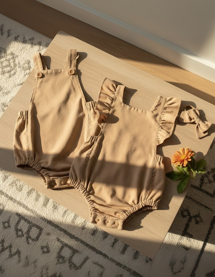 Ilaya Romper for Girls &amp; Boys – Classic Comfort in Cotton