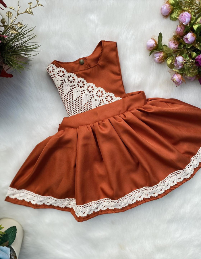 Karl Pinafore Vintage Style Kids Dress