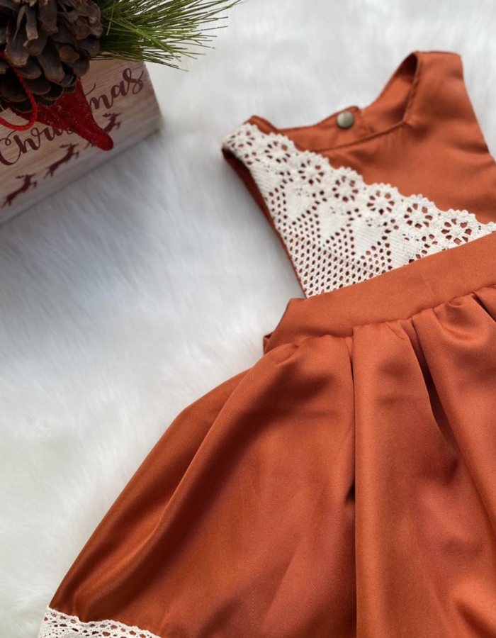 Karl Pinafore Vintage Style Kids Dress