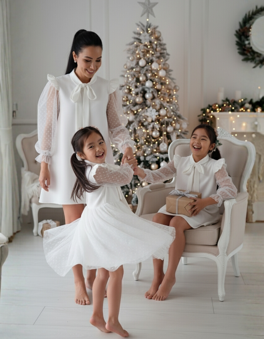 Diana A line Tulle Kids Dress