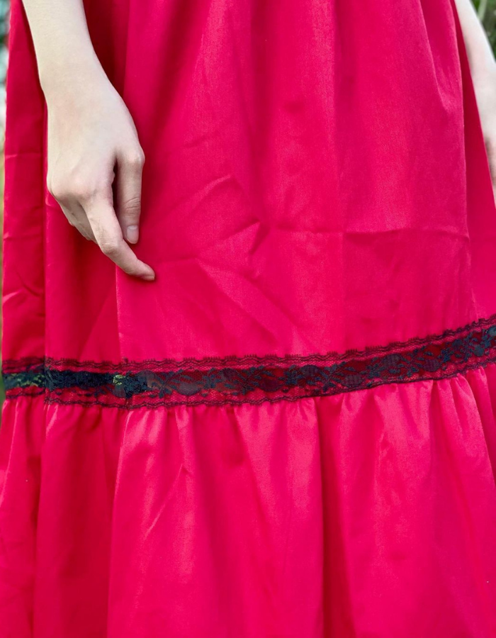 Angelina Ruffle Maxi Dress For Kids & Women MysonLight Twinning