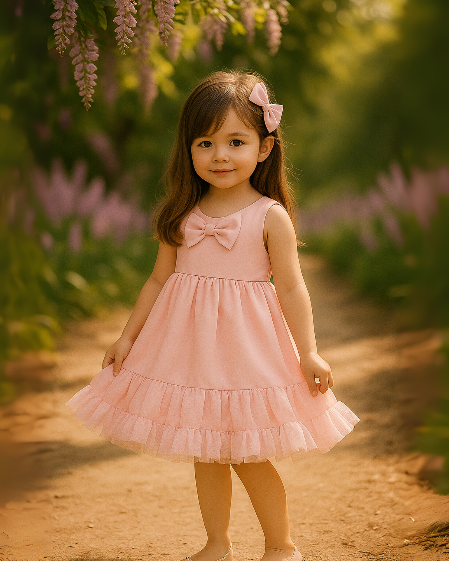 Marion Classic Bow Kids dress