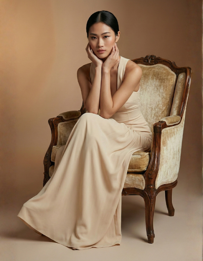 Seren Form-Fitting Maxi Women's Dress