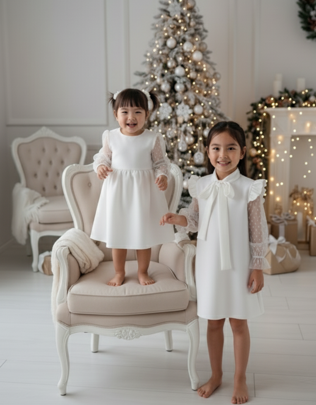 Diana A line Tulle Kids Dress