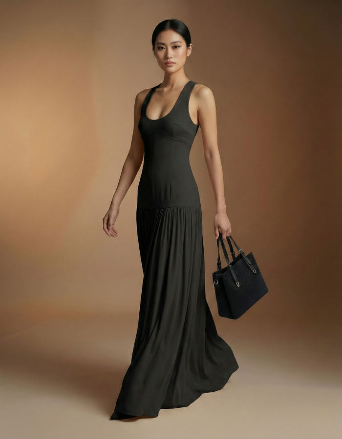 Seren Form-Fitting Maxi Women's Dress