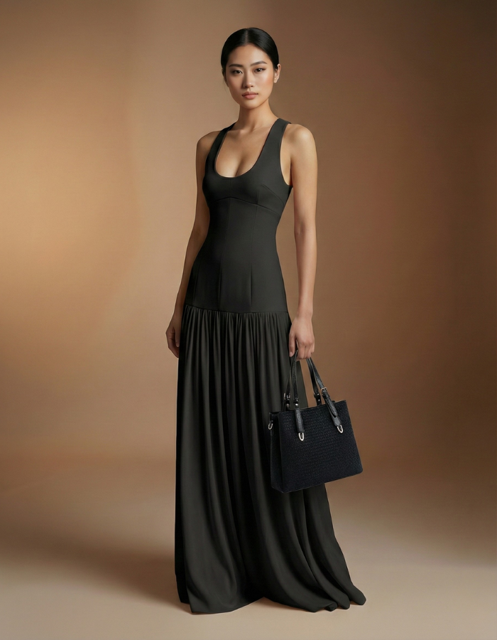 Seren Form-Fitting Maxi Women's Dress