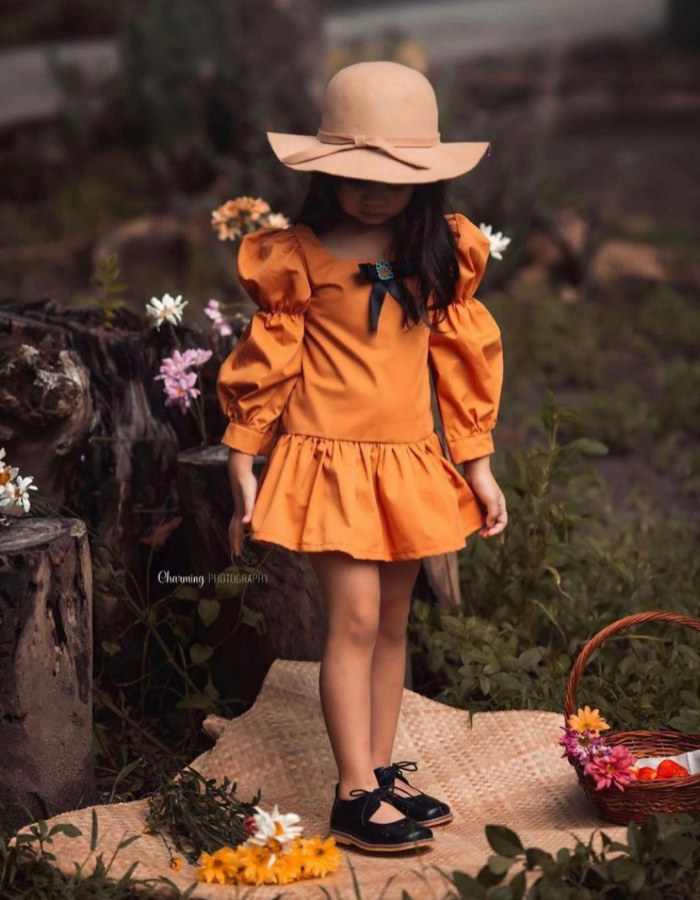 Eucalyptus Vintage Kids Dress MysonLight
