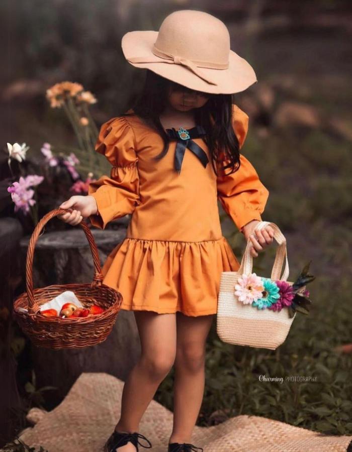 Eucalyptus Vintage Kids Dress MysonLight