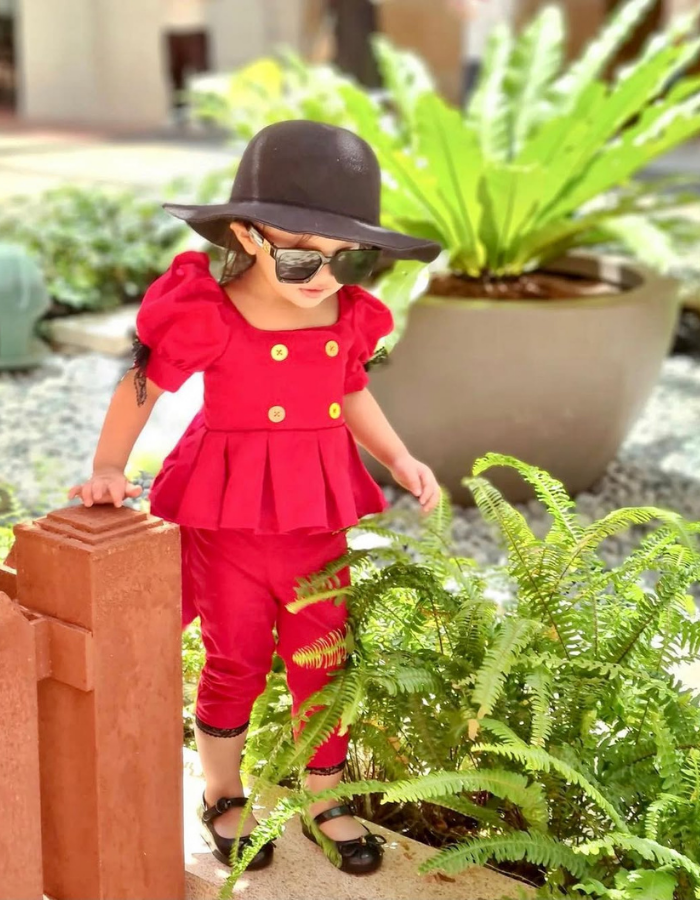 January  Kids Set of Babydoll Top & Pants Co-ords by MysonLight