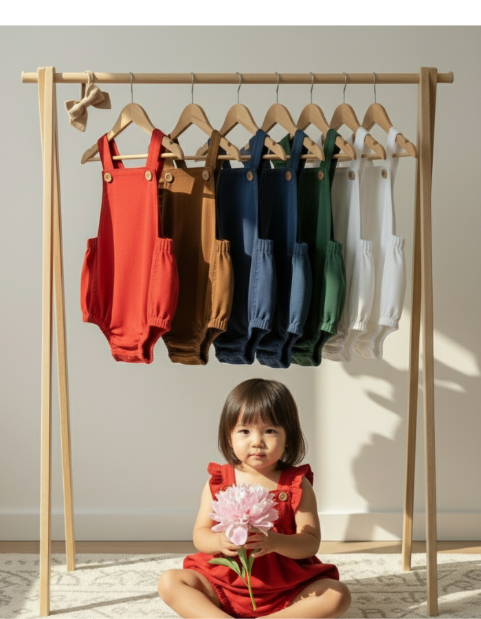 Ilaya Romper for Girls &amp; Boys – Classic Comfort in Cotton